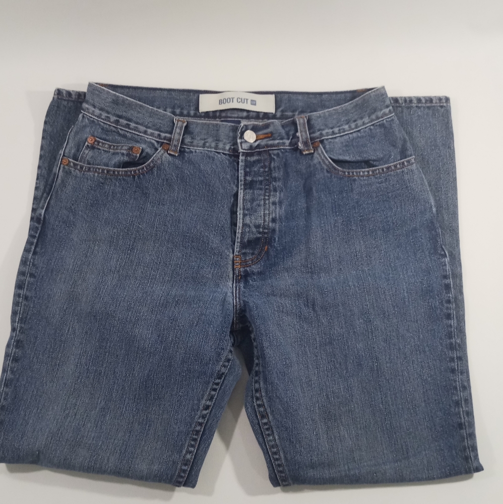 GAP Boot Cut Button Fly Jeans (high waisted) - Picture 2 of 10